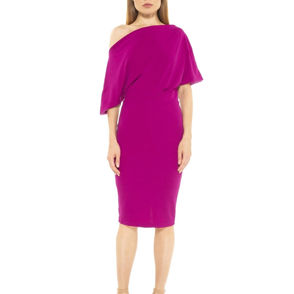 Alexia Admor One Shoulder Olivia Dress sz L